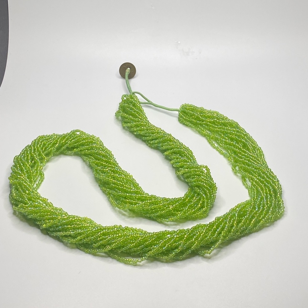 A million seed bead necklace.
St Patrick’s day!